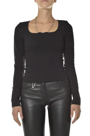 1017 ALYX 9SM Chain-Detailed Knitted Top
