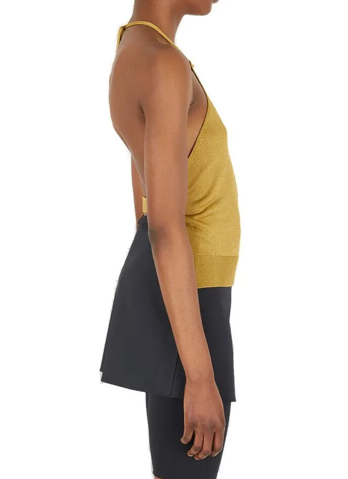 1017 ALYX 9SM Halterneck Butterfly Knitted Top
