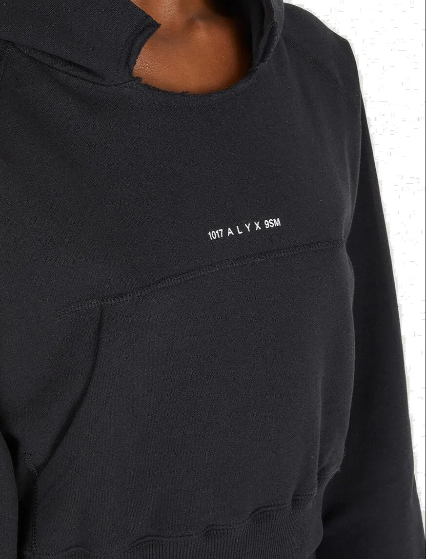1017 ALYX 9SM Logo Printed Cropped Hoodie