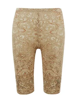 Acne Studios Baroque-Print Mid-Waisted Shorts