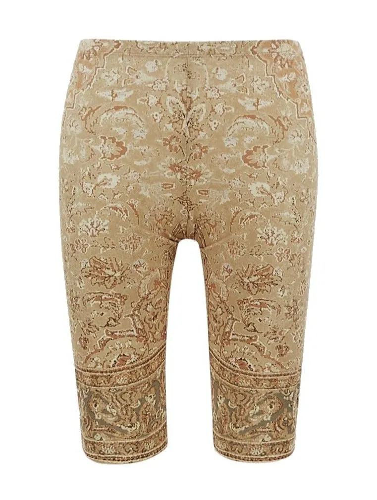 Acne Studios Baroque-Print Mid-Waisted Shorts