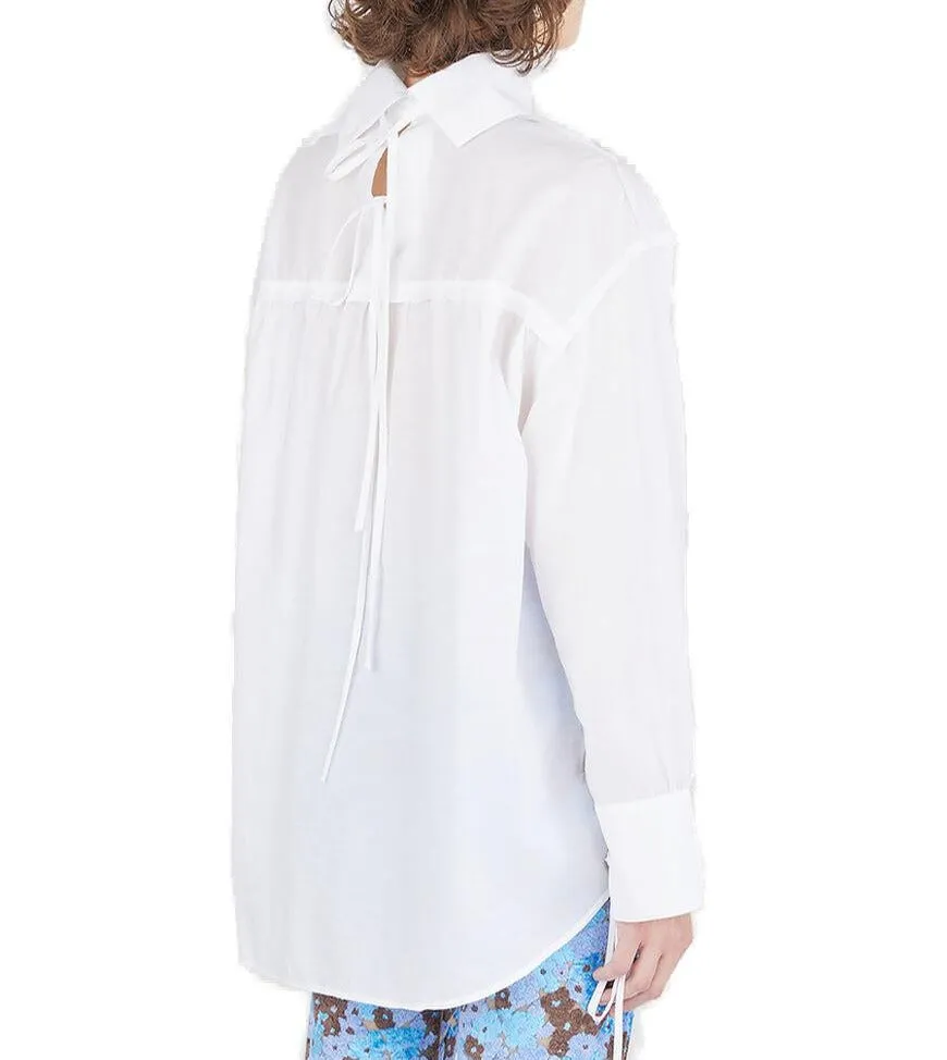 Acne Studios Cut-Out Long-Sleeved Shirt