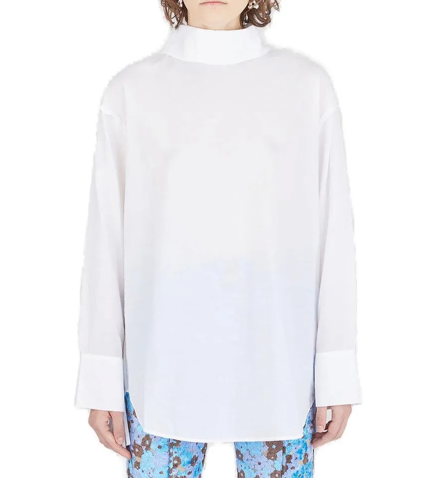 Acne Studios Cut-Out Long-Sleeved Shirt