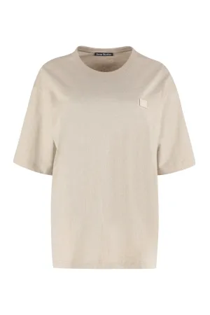Acne Studios Face Patch Crewneck T-Shirt