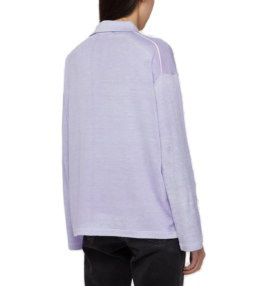 Acne Studios Long-Sleeved Polo Shirt