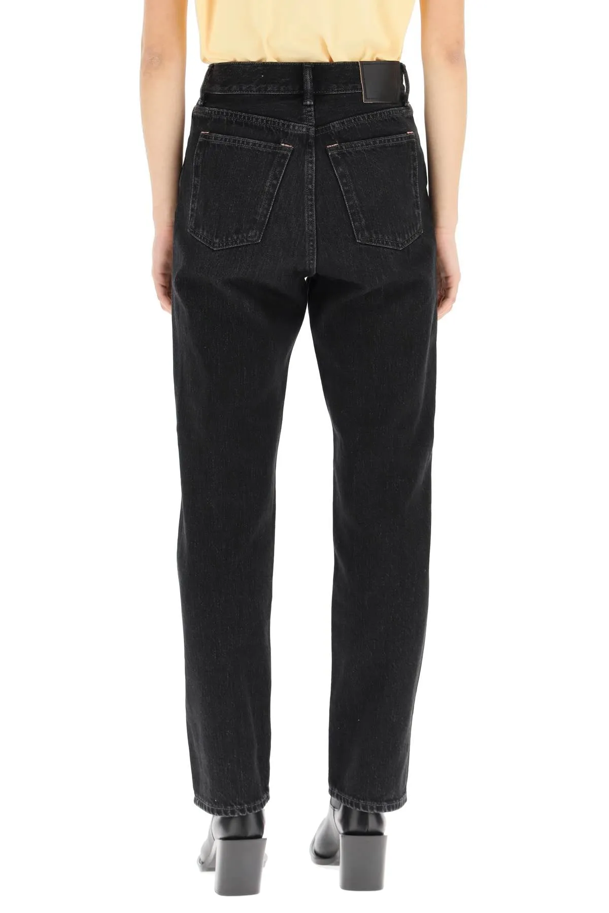 Acne Studios Slim Fit Cropped Jeans