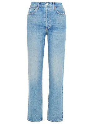 AGOLDE 90s Pinch Waist High Rise Straight Leg Jeans