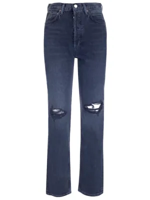 AGOLDE 90s Pinch Waist High Rise Straight Leg Jeans