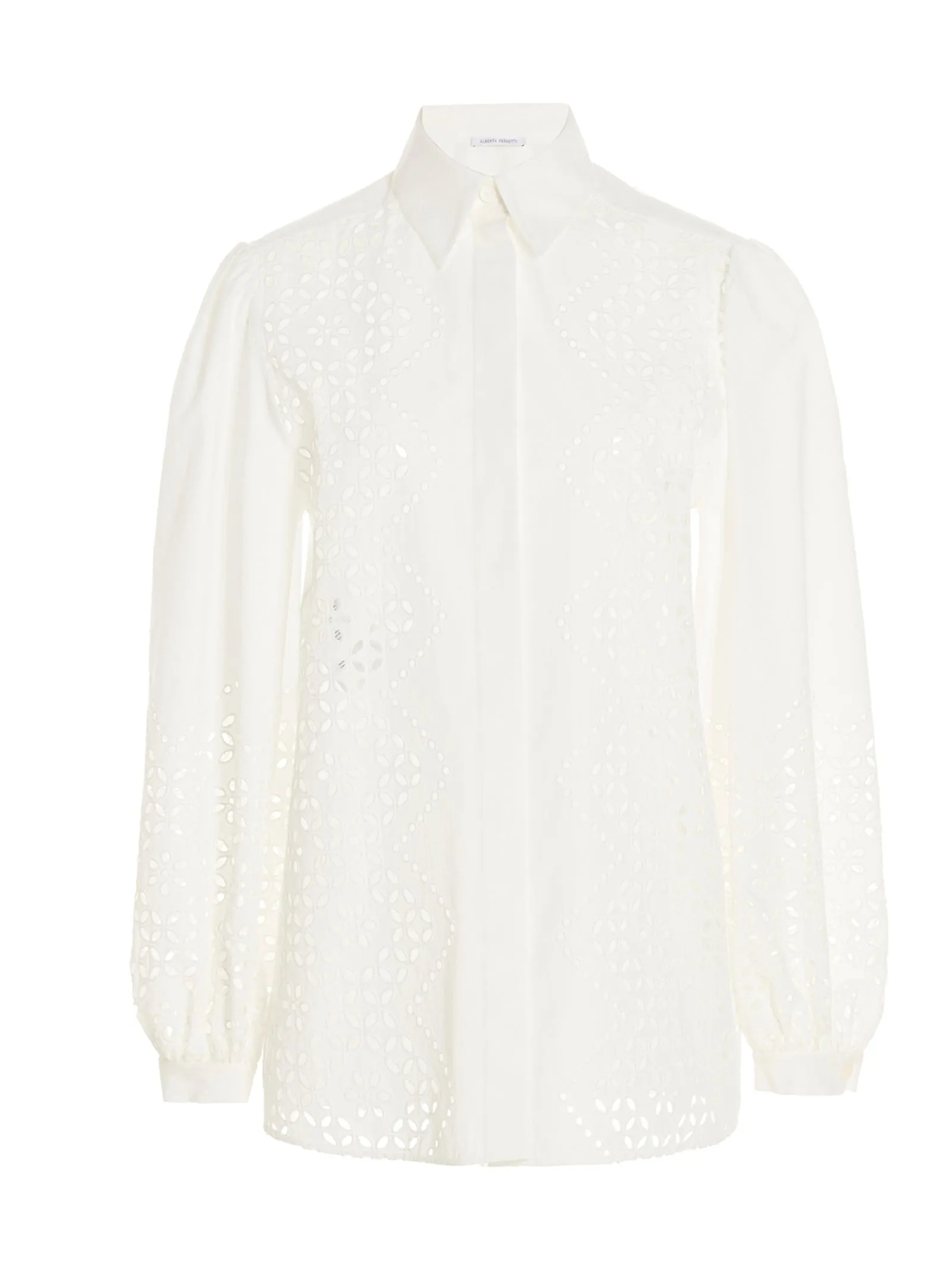 Alberta Ferretti Cut-Out Long-Sleeved Shirt
