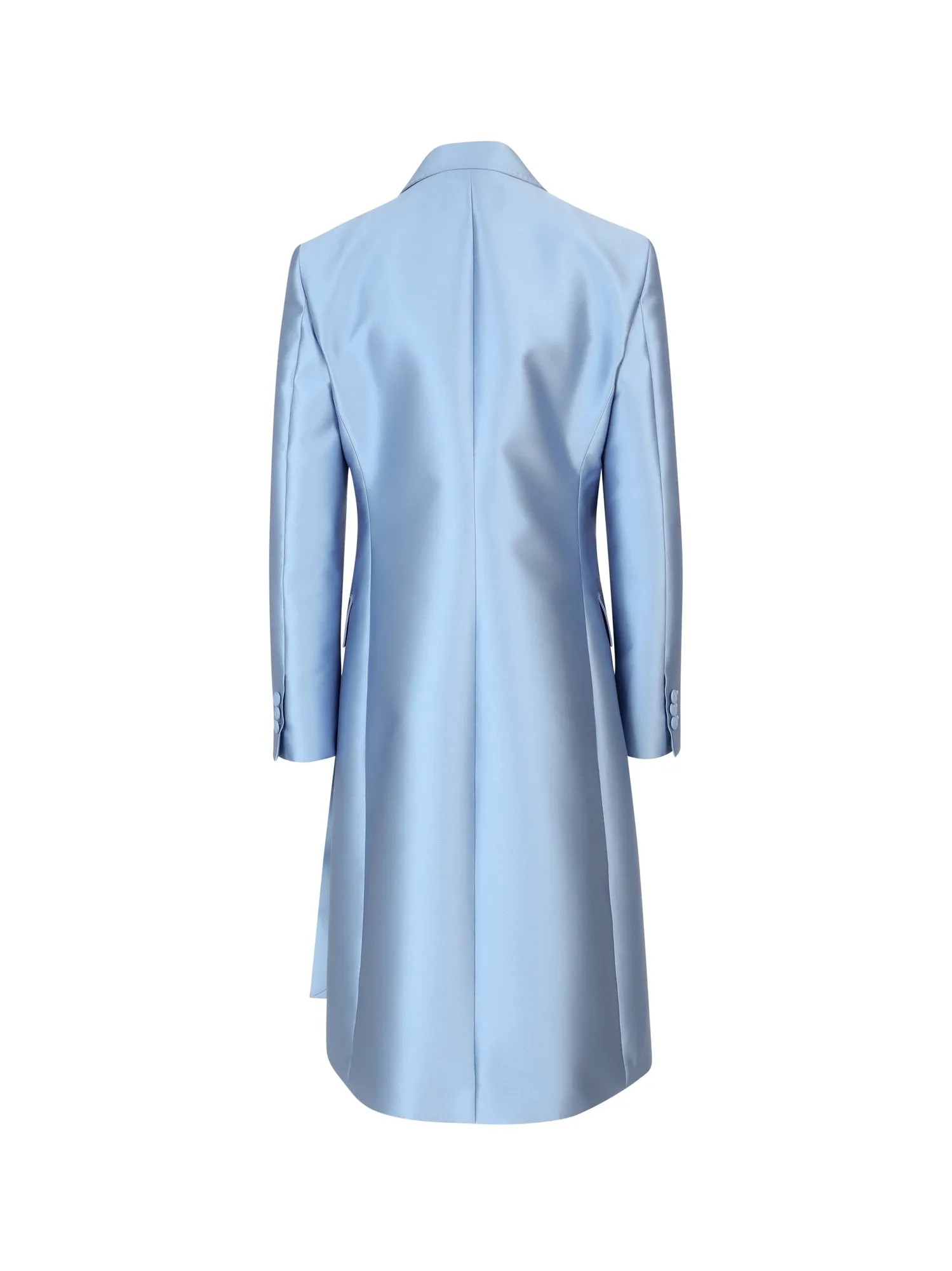 Alberta Ferretti Double-Breasted A-line Cut Coat