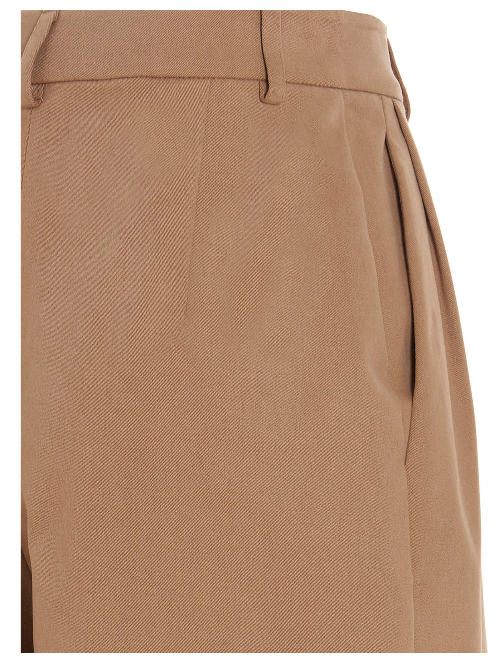 Alberta Ferretti High Waist Gabardine Shorts