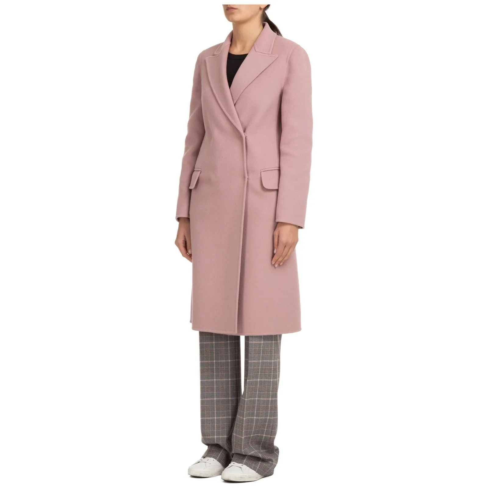 Alberta Ferretti Single Breasted Mid-Length Coat