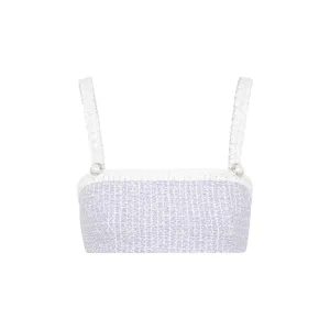 Alessandra Rich Sequin Detailed Bralette Top