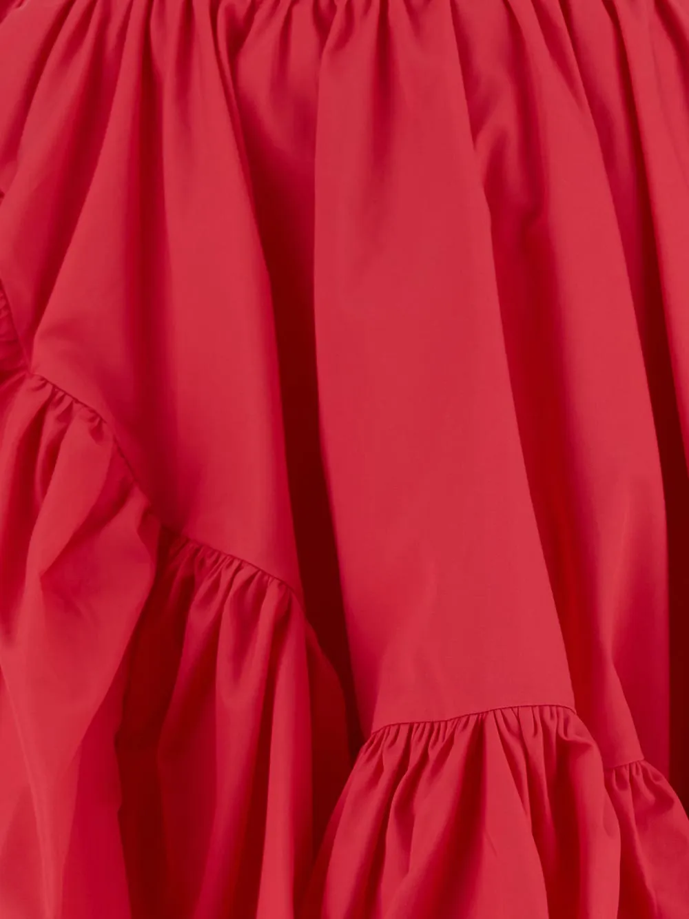 Alexander McQueen Asymmetric Ruffled Midi Skirt