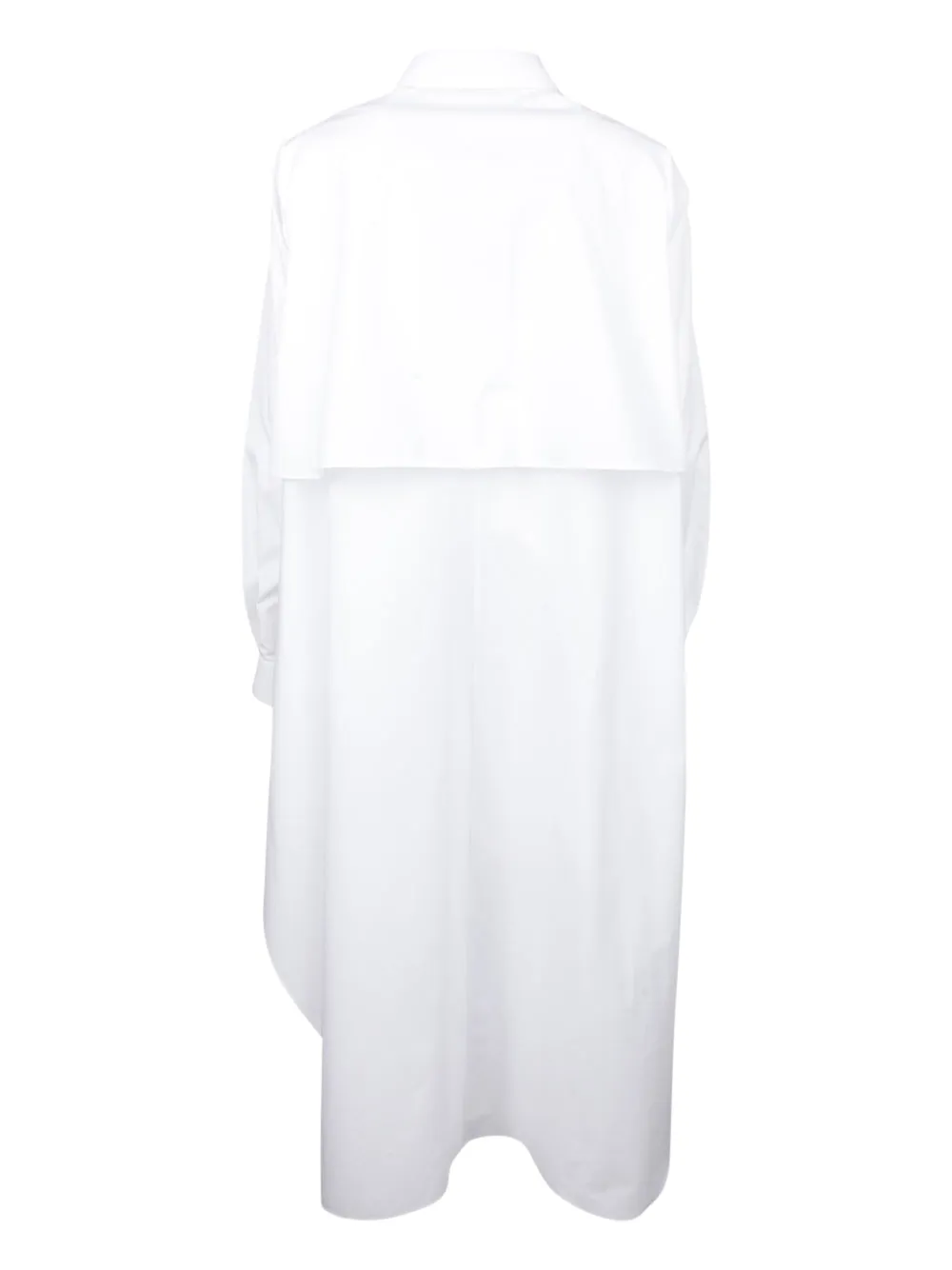 Alexander McQueen Asymmetric Trench Detail Shirt