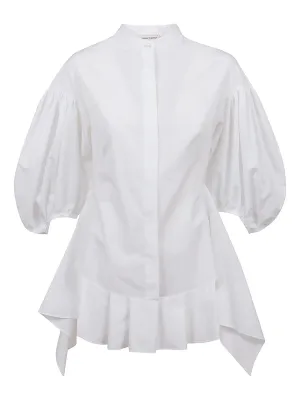 Alexander McQueen Buttoned Balloon-Sleeved Shirt
