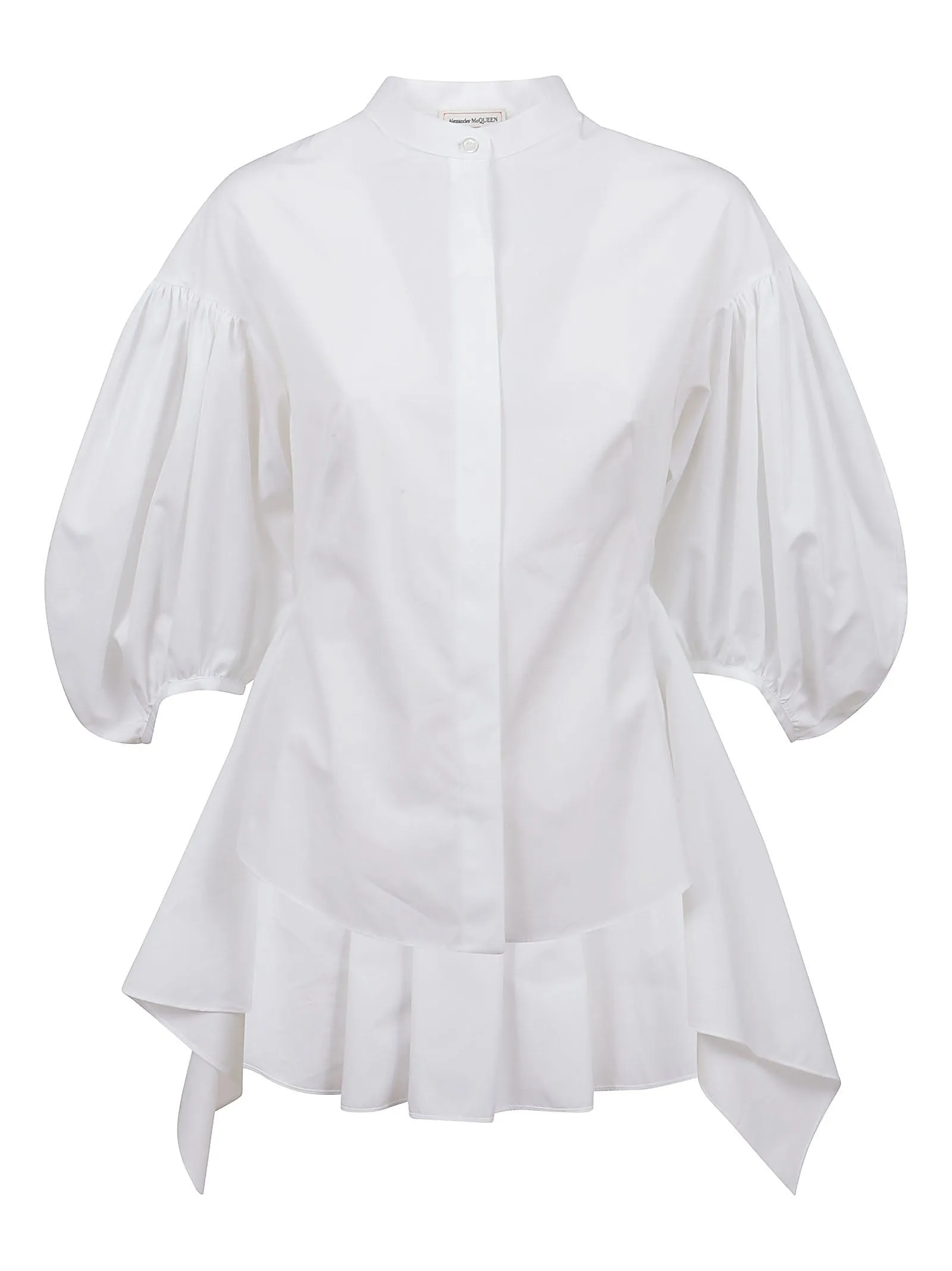 Alexander McQueen Buttoned Balloon-Sleeved Shirt