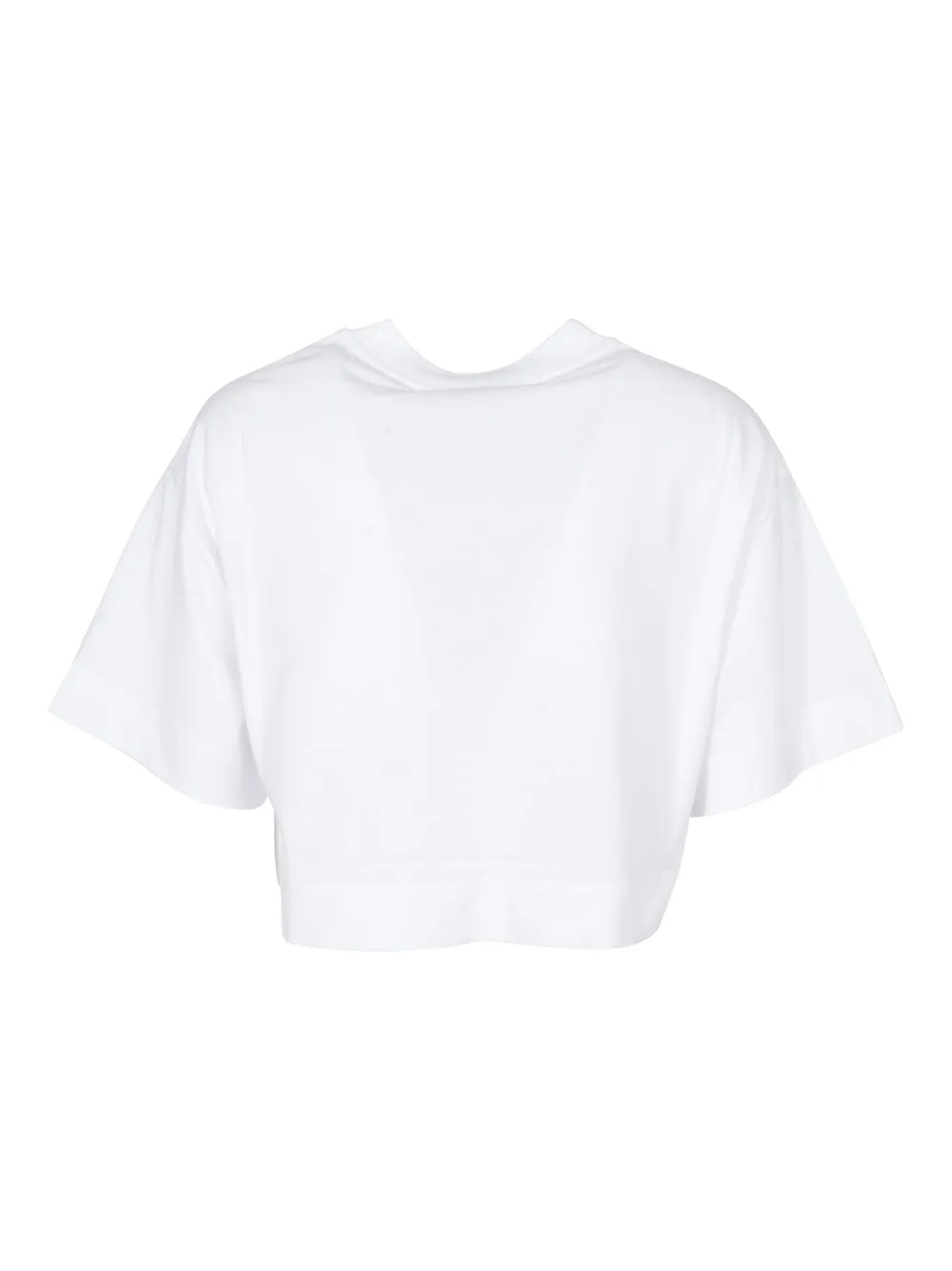 Alexander McQueen Graffiti Logo Cropped T-Shirt