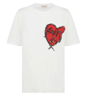 Alexander McQueen Graphic Printed Crewneck T-Shirt