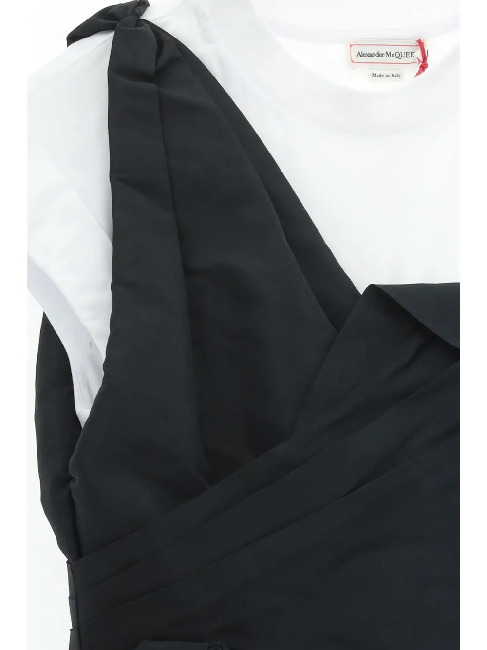 Alexander McQueen Layered Ruched Detail Top