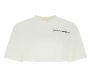 Alexander McQueen Logo Embroidered Crewneck Layered T-Shirt