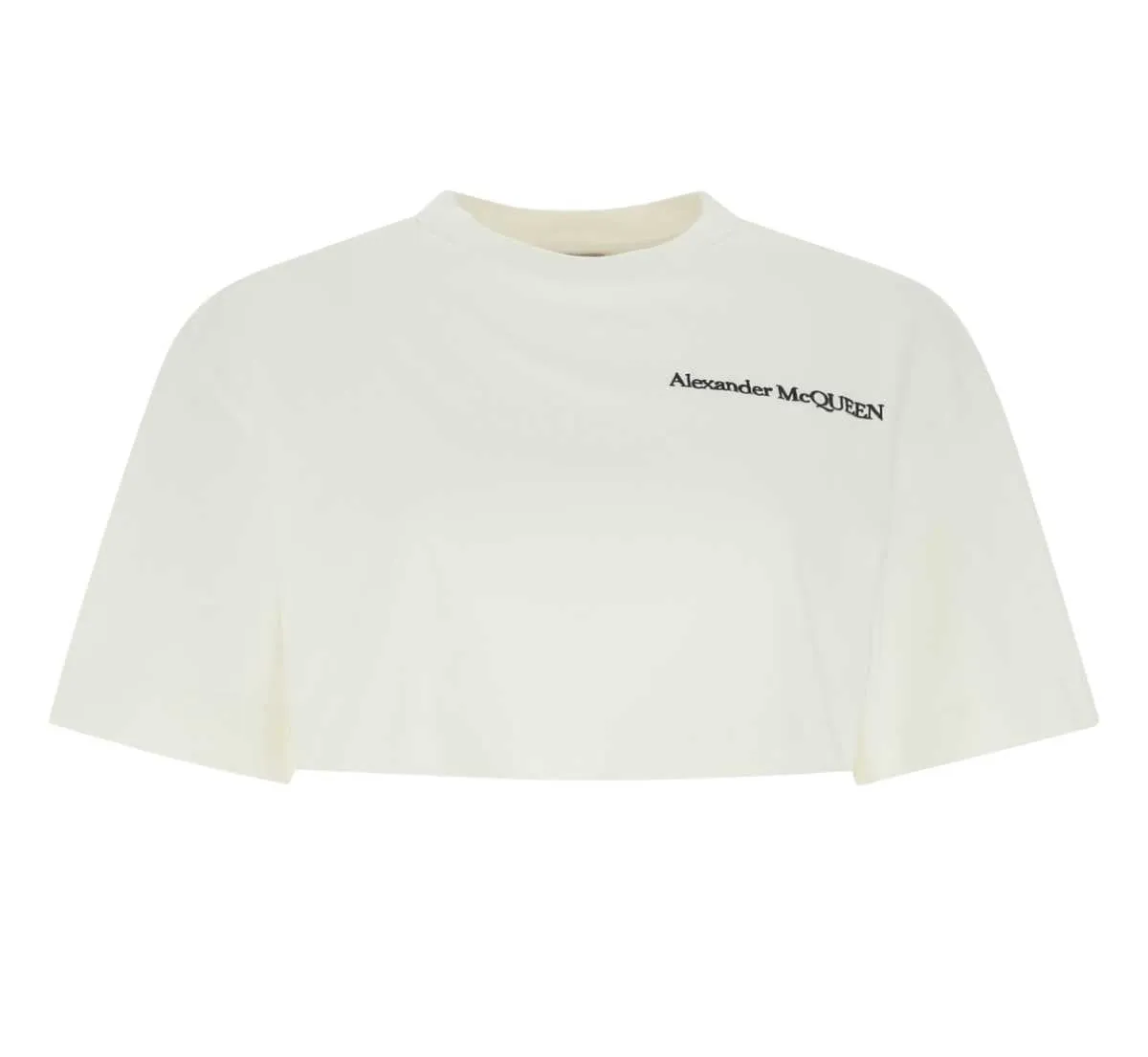 Alexander McQueen Logo Embroidered Crewneck Layered T-Shirt
