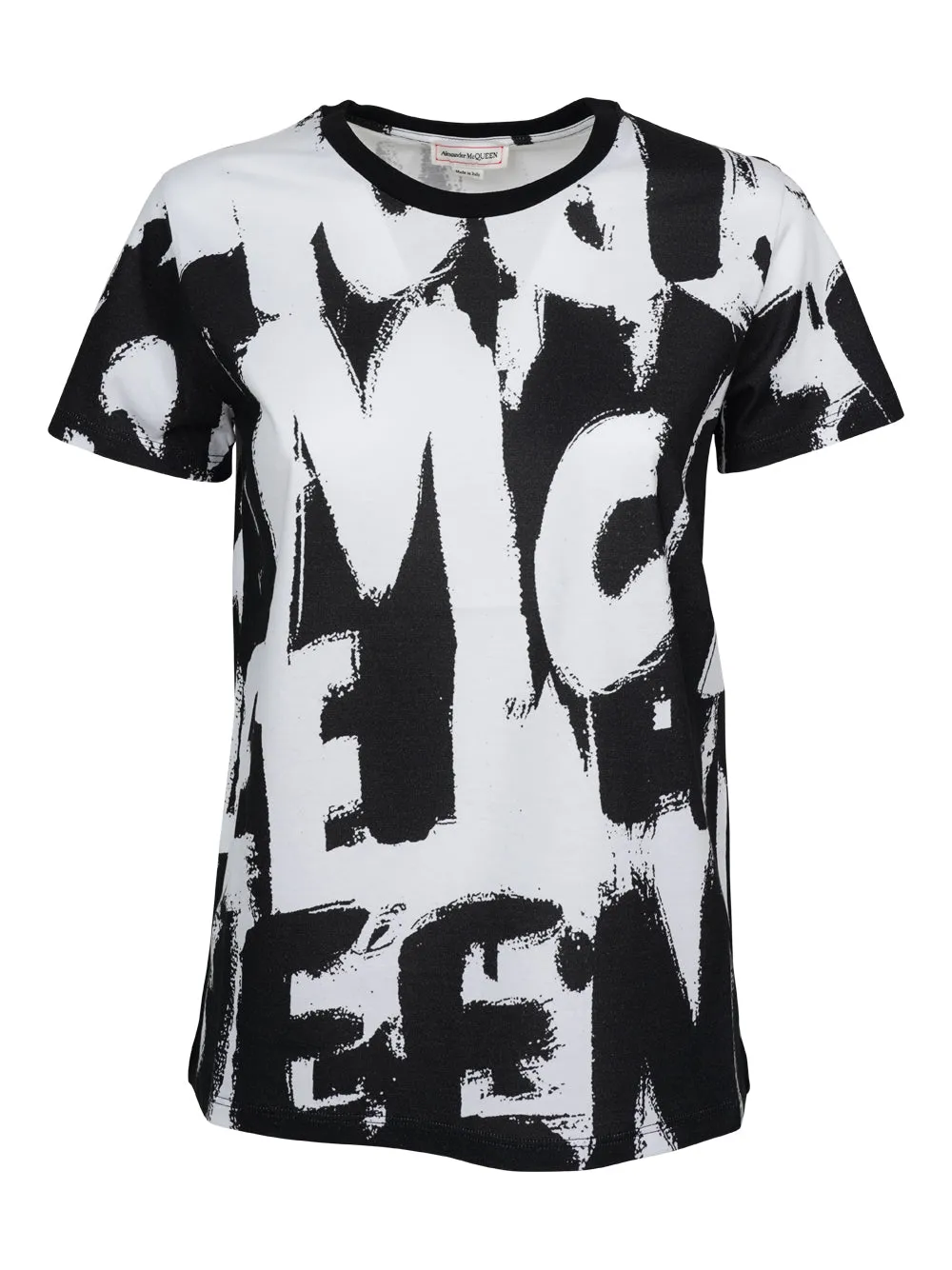Alexander McQueen Logo Printed Crewneck T-Shirt