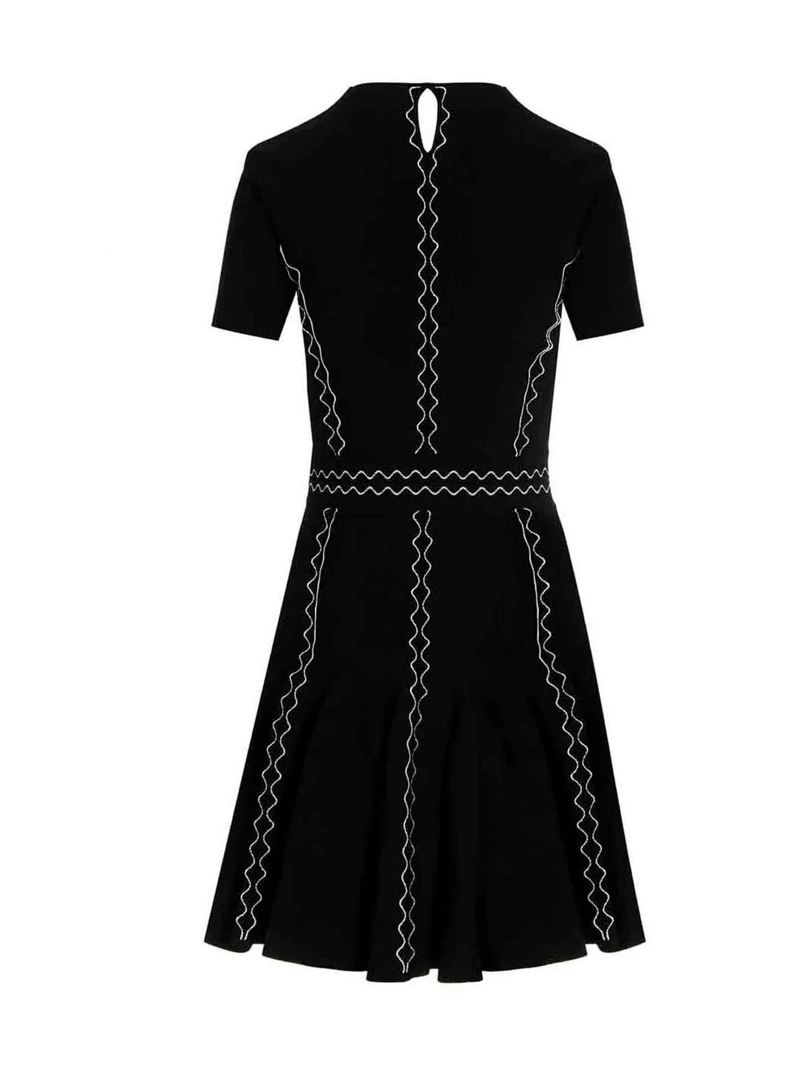 Alexander McQueen Pattern Embroidered Mini Dress