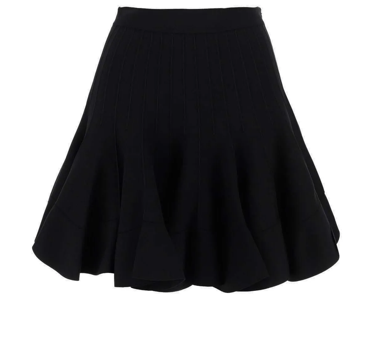 Alexander McQueen Ruffle Knit Mini Skirt
