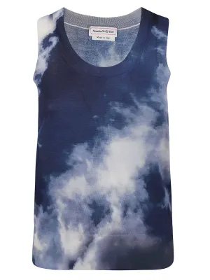 Alexander McQueen Sleeveless Ribbed Vest Top