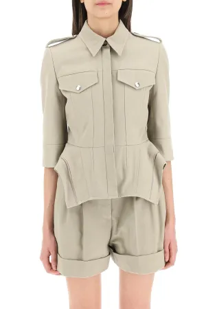 Alexander McQueen Waist Detailed Jacket