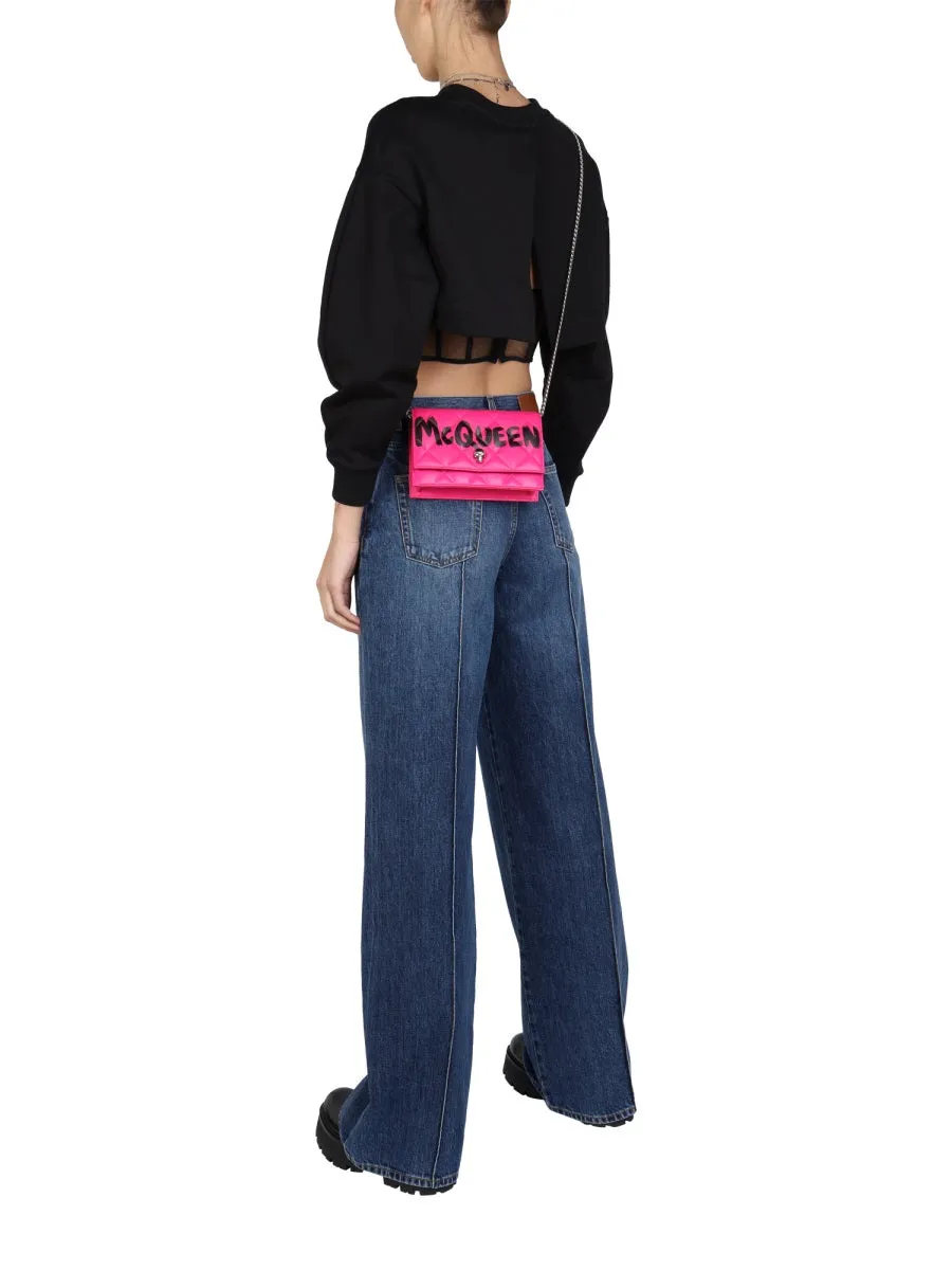 Alexander McQueen Washed Wide-Leg Jeans