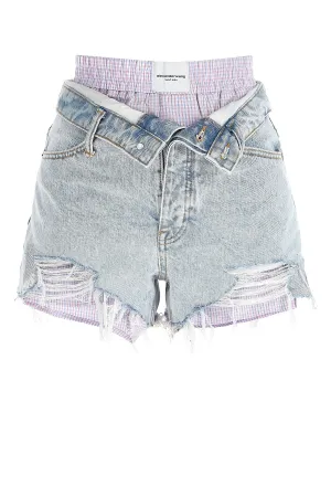 Alexander Wang Boxer Layer Bite Flip Shorts