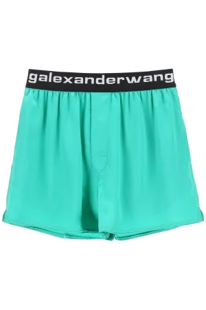 Alexander Wang Logo Waistband Boxer Shorts