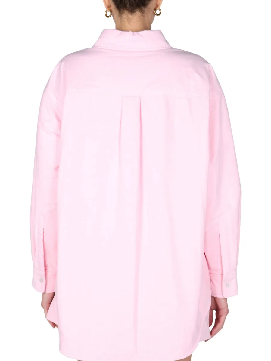 Alexander Wang Striped Padded Shirt Jacket