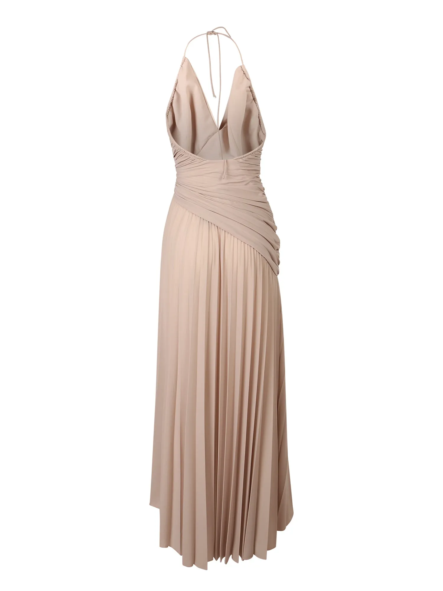 Alexandre Vauthier Draped Asymmetric Halterneck Dress