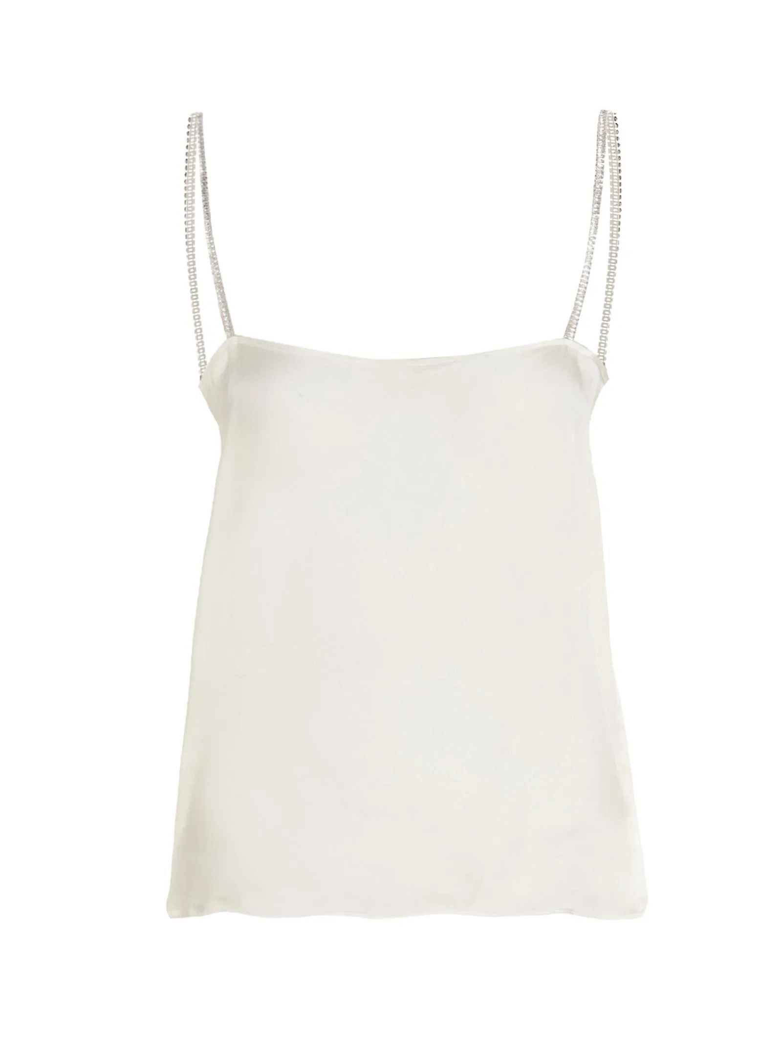 Alexandre Vauthier Sheer Spaghetti Strap Top