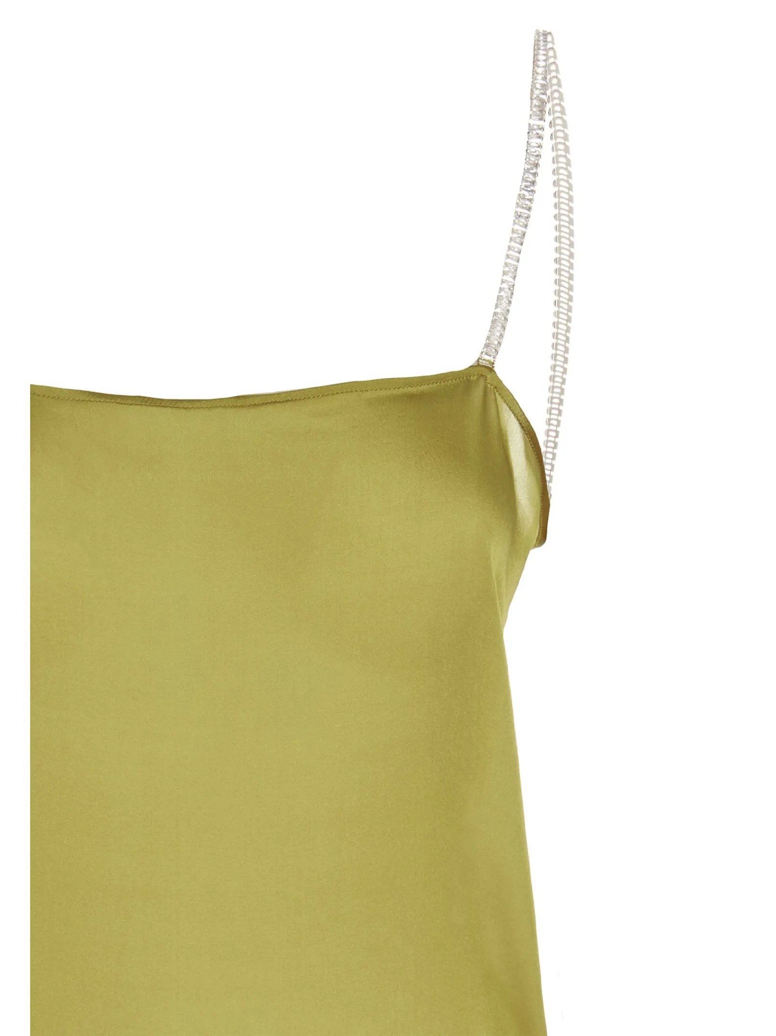 Alexandre Vauthier Sheer Spaghetti Strap Top
