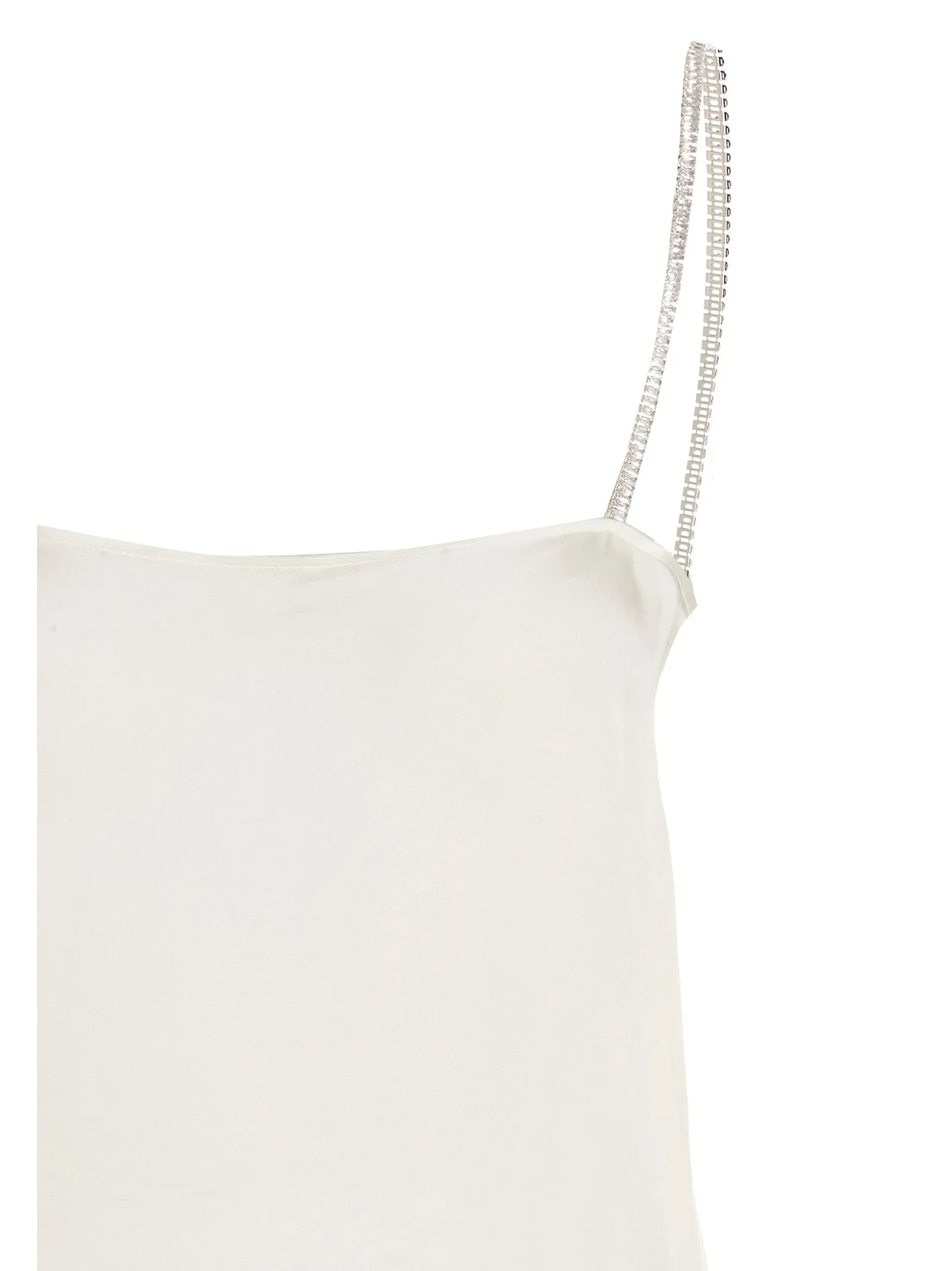 Alexandre Vauthier Sheer Spaghetti Strap Top