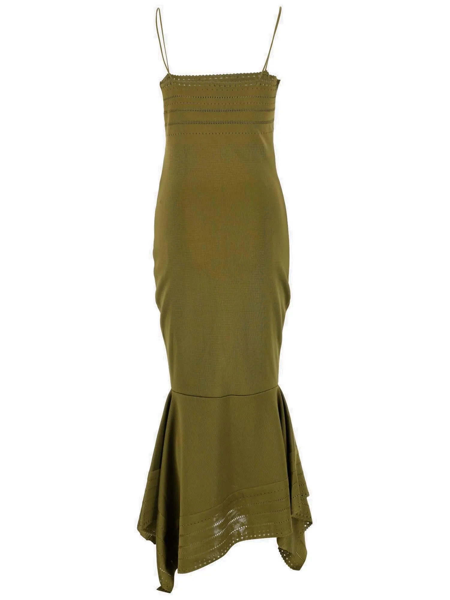 Alexandre Vauthier Spagetti Strap Fishtail Dress