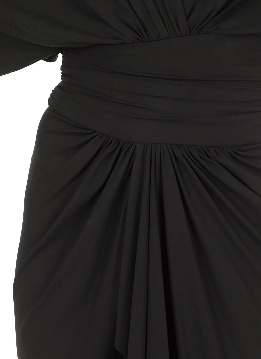 Alexandre Vauthier V-Neck Ruffled Dress