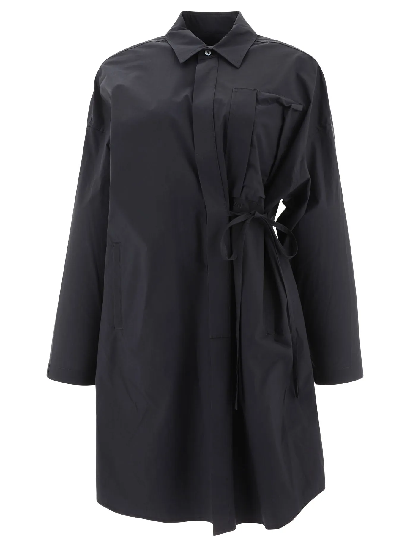Ambush Point Collar Midi Shirt Dress