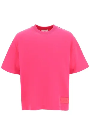 AMI Logo Patch Crewneck T-Shirt
