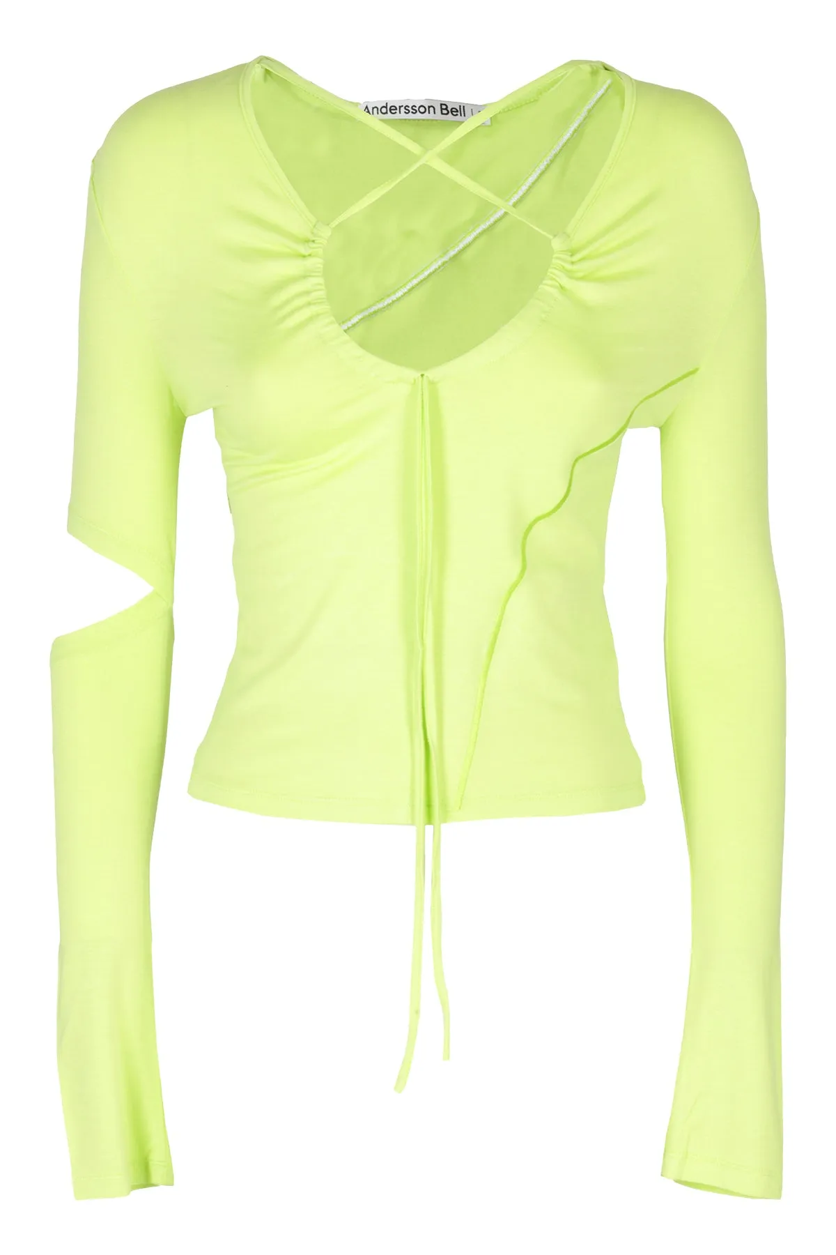 Andersson Bell Edie Cross String Long Sleeved Top