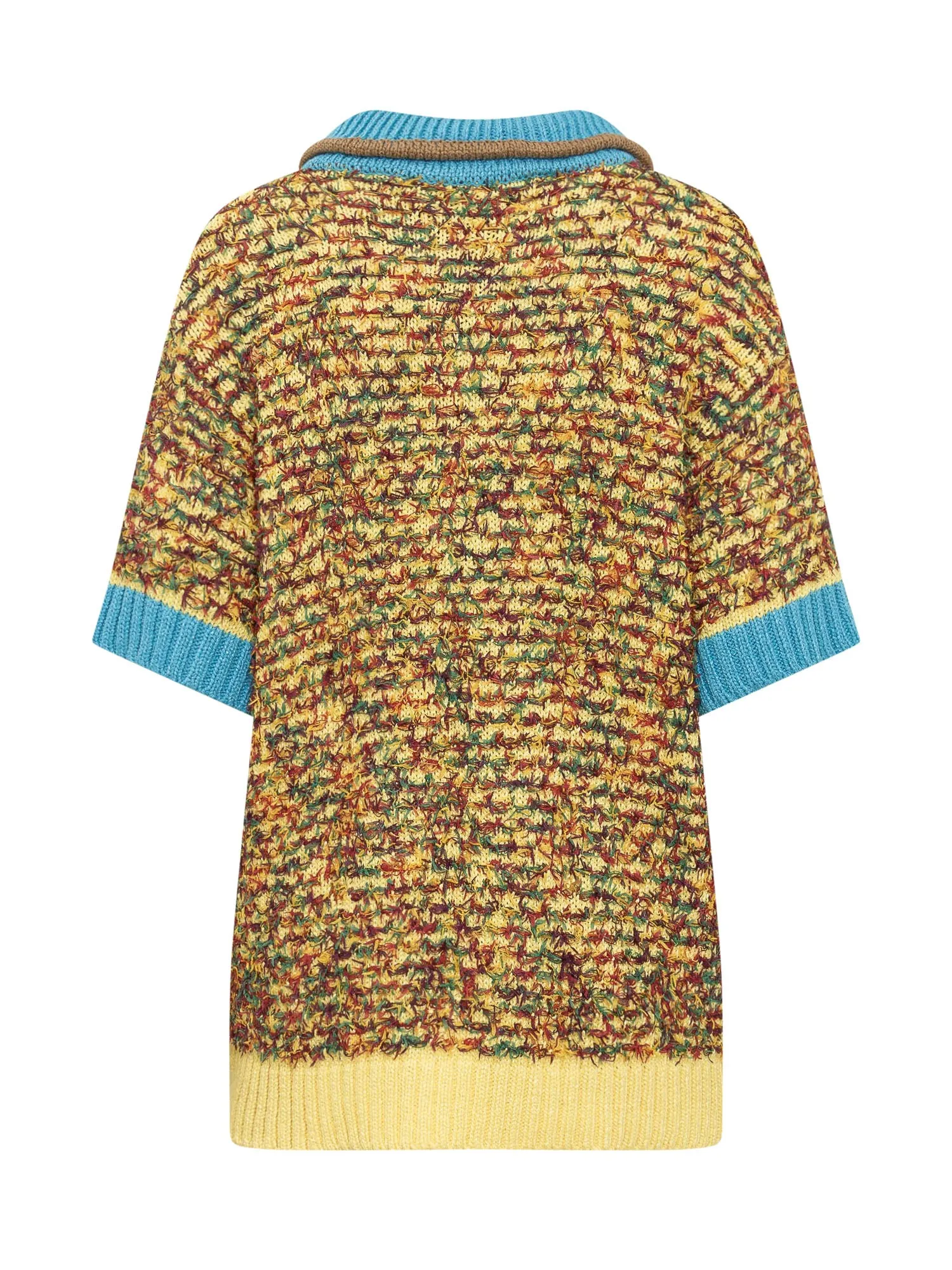Andersson Bell Yosemite Ribbed Knit Polo Shirt