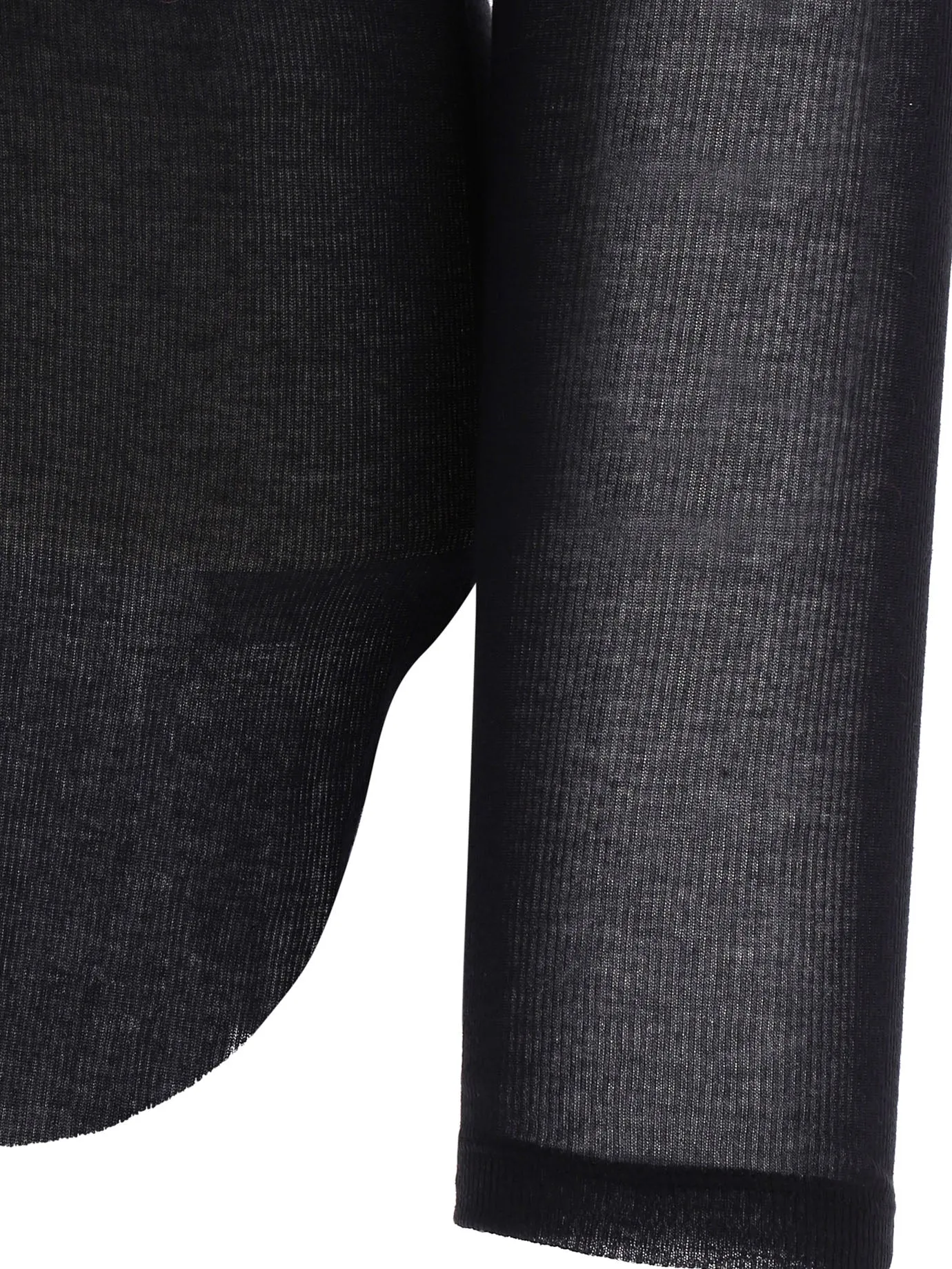 Ann Demeulemeester Karo Long-Sleeve Top