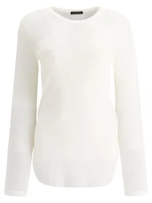 Ann Demeulemeester Karo Long-Sleeve Top