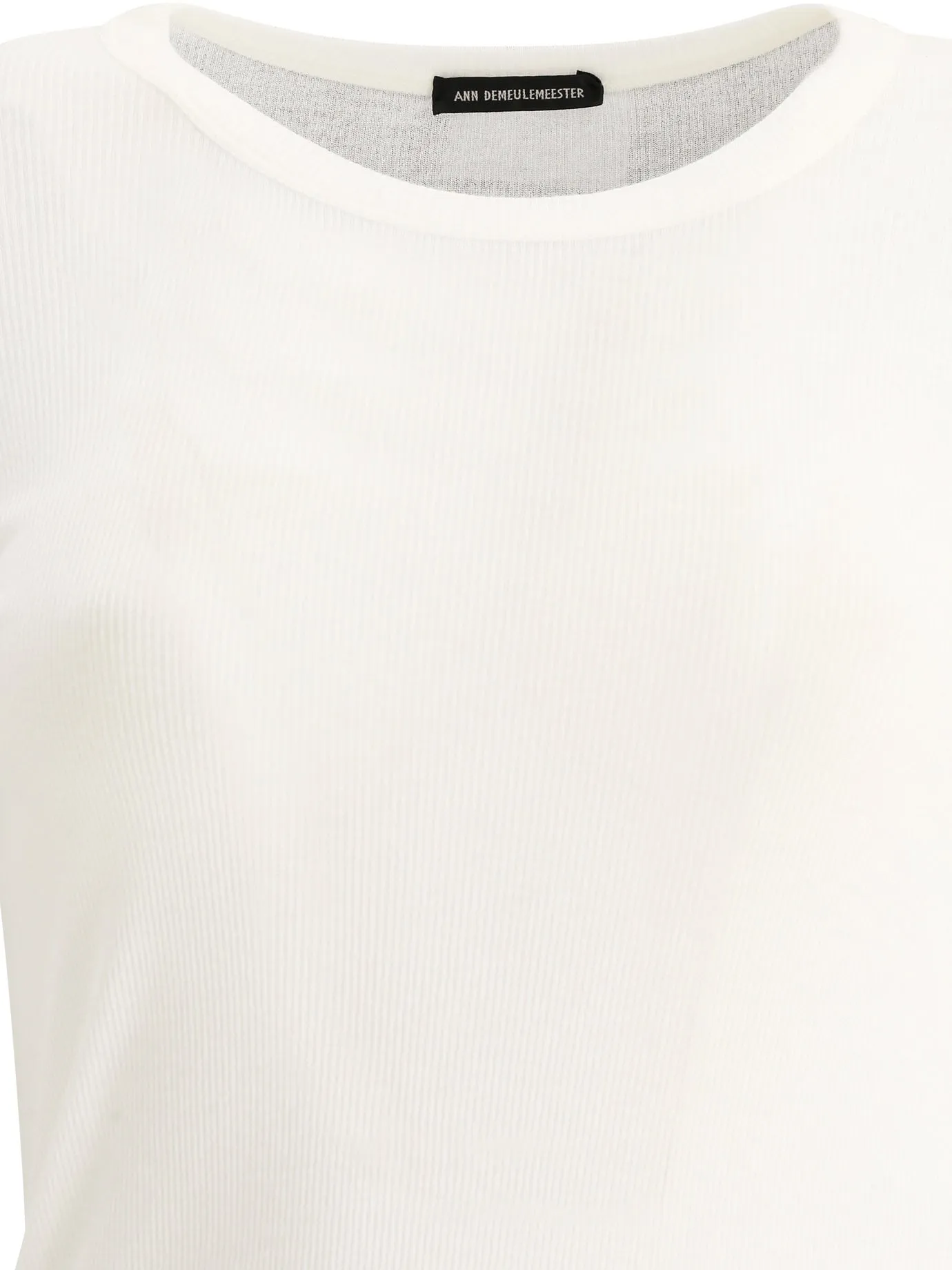 Ann Demeulemeester Karo Long-Sleeve Top