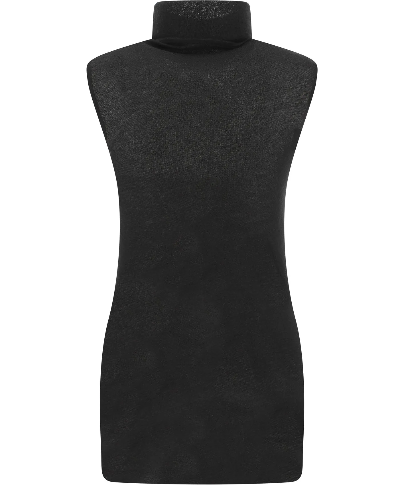 Ann Demeulemeester Turtleneck Knitted Sleeveless Top