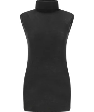 Ann Demeulemeester Turtleneck Knitted Sleeveless Top